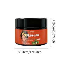 50G Black Castor Oil Curling Styling Cream, Anti-Frizz Moisturizing Curling Cream, Long-Lasting Hold, Shaping Soft Curls, Suitable For All Curl Types And Hair Textures Moisturizing Styling Cream - Cream - View 5