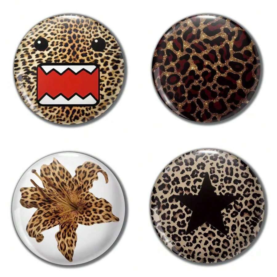 Funny Pattern Badge Brooch, Women's Lapel Pin Brooch, Bag Pendant, Fashion Accessory, Fun Gift For Friends, Family, Teachers And Classmates - Multicolor - View 1