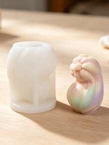 1pc Irregular Pumpkin Silicone Mold Set, 3D Twisted Pumpkin Shape, DIY Aromatherapy Candle, Gypsum Ornament, Resin Casting Mold, Handmade Decoration Mold - Multicolor - View 3