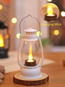 1 buah Lampu Lentera LED Genggam Bergaya Vintage (Termasuk Baterai), Lampu Malam LED Dekorasi Meja Dalam Ruangan, Lampu Lentera Dekorasi Rumah, Lampu Malam LED Lampu Minyak untuk Dekorasi Pesta Pernikahan, Liburan, dan Perkemahan, Lampu Dekorasi Natal - Huang Guang - View 24