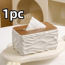 1pc Tissue Box Cover, Tissue Box Holder, Napkin Holder, Tissue Box - View 11