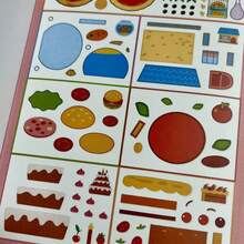 48 Pages Utopia Series Sticker Material Book, Vintage Objects, Beautiful Scenery, Street View, Tram, Cherry Blossom And Other Elements, Disposable Stickers, Suitable For DIY Tablet, Laptop, Phone Case, Planner Decoration, Heart-Fluttering Gift For Planner Enthusiasts, Back To School Season - one-size - View 3