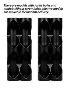 2/4 Hole Kitchen Storage Rack, Roll Storage Rack, Plastic Wrap Storage Rack, Designed For Installation On Shelves Or Under Cabinets, Can Store Baking Paper, Baking Mats, Plastic Wrap, Etc.; Each Compartment Can Hold 2 Rolls, Suitable For Storing Aluminum Foil, Baking Paper Or Other Similar Kitchen Roll Materials - Multicolor - View 17