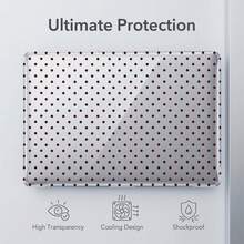 1pc Transparent Crystal Shockproof Protective Case, Suitable For MacBook, Fully Transparent Hard PC Shell With Ventilation Holes, Snug Fit Laptop Shell, Compatible With 13 Neo/13.3 Air/13.3 Pro/13.6Air/14.2 Pro/15Air/16.2Pro - View 2