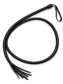 1pc,Equestrian Riding Whip & Riding Gloves Set, Braided PU Leather Horse Training Whip With Tassel,Outdoor Horseback Riding Training Accessories For Equestrian Sports,The Gloves Are Included As A Free Gift With The Product - Multicolor - View 6