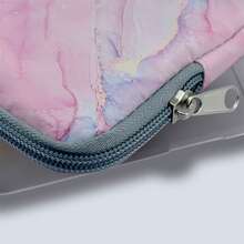 Tas Laptop/Tas Kerja Motif Marmer Merah Muda - Terbuat dari Kain Lembut, Kompatibel dengan Berbagai Perangkat Laptop dan Tablet, Dilengkapi dengan Kantong Resleting Eksternal dan Pegangan Tetap, Kapasitas Penyimpanan Besar, Menyeimbangkan Perlindungan dan Portabilitas, Cocok untuk Bekerja, Belajar, dan Bepergian, Penting untuk Perjalanan Sehari-hari - MultiWarna - View 9