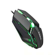 Dam فأرة ألعاب M11 مع أضواء LED RGB. 800 و 1200 و 1600 DPI. - مشاهدة 1
