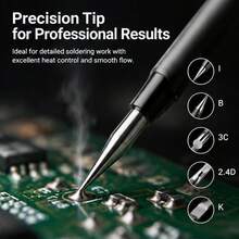 Pure Copper Soldering Iron Tip, Knife Tip, Horseshoe Shaped Small Pointed Tip Soldering Pen, Welding Tip - A - View 3