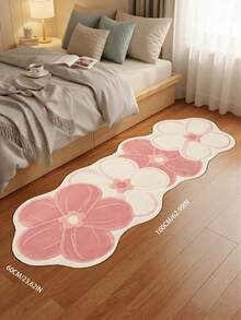 1PC Vibrant Floral Soft Living Room Rug, Bedroom Decor, Home Leisure Carpet, Decorative Rug, Bedroom Decor, Small Rug, Carpet, Home Decor, Living Room Rug, Living Room Small Rug, Bedroom Rug, Living Room Home Decor - Multicolor - View 11