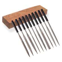 5pcs/10pcs Metal File Set - Handheld Needle Files With Non-Slip Rubber Handles, Includes Carbon Steel Small Flat, Square, Round, Half-Round And Triangular Files, Suitable For Metal And Wood Shaping, Jewelry Making And DIY Crafts - File - View 1