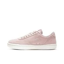 Nike Court Vintage Synthetic Leather Non-Slip Durable Low-Top Sneakers Women's Pink White - Pink - View 15