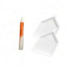 5/4/3/2 Sets Diamond Rhinestone Tool Kit - Includes 1 Self-Adhesive Rhinestone Pen And 2 Sorting Trays, Diamond Nail Art Tray, This Dual-Head Self-Adhesive Rhinestone Pen And White Rhinestone Storage Tray Suitable For DIY Rhinestone Crafts And Rhinestone Painting; Nail Art Decoration Tools, Rhinestone Storage Box, Diamond Painting Tray, DIY Handmade Rhinestone Sorting Tray, Bead Sorting Tray, Christmas/Halloween/Valentine's Day/New Year/Birthday Gift, Gift For Male And Female Friends, Saudi Arabia Gift, Ramadan Gift - A - View 11
