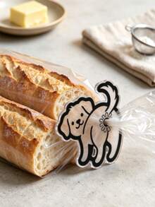 Wooden Cute Dog Shaped Bag Clips, Bread, Snack And Cereal Bag Clips, Moisture-Proof And Fresh-Keeping, Kitchen Storage Tool, Cute Dog Design, Lightweight, Creative Gift For Dog Lovers, Home Kitchen Accessory - Multicolor - View 4