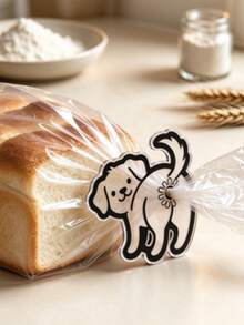 Wooden Cute Dog Shaped Bag Clips, Bread, Snack And Cereal Bag Clips, Moisture-Proof And Fresh-Keeping, Kitchen Storage Tool, Cute Dog Design, Lightweight, Creative Gift For Dog Lovers, Home Kitchen Accessory - Multicolor - View 1