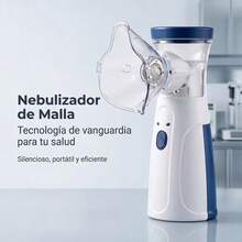 Portable Mesh Nebulizer Mask For Home Use, Portable Ultrasonic Inhaler, Ultrasonic Mesh Nebulizer - White - View 2
