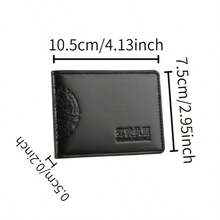 Multi-Function Men's Driving License Wallet, 2-In-1 Card Holder For Driving License And Vehicle Registration, Document Protector - Multicolor - View 7