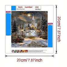 DIY Diamond Painting Kit - Adult And Beginner DIY Diamond Art, Full Drill Round Bead Handmade Mosaic Craft, Suitable For Creative Home And Office Wall Decor Gift - View 2