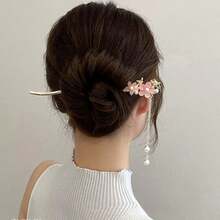 Chinese Style Cute Ancient Style Tassel Hair Stick For Women, High-End Hanfu Hair Ornament, Gift Hair Pin – High-End Design, Minimalist And Unique, Alloy Material, Easy To Use, Beautiful Gift - Hairpin - View 8