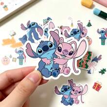 Disney 50pcs Cartoon Stickers Suitable For Scrapbooking, Student Art Crafts, Toy Personalized Modification, Gift Packaging Decoration, Home Decor Beautification, American Retro Holiday Atmosphere With Lively And Cute Images, Large Capacity Set, Perfect For Leisure Crafting Or Personalized Graffiti Decoration Of Personal Items, Suitable For Creative Enthusiasts, Craft Experts, Students, Ideal For Personal Use Or Gifts - Multicolor - View 2