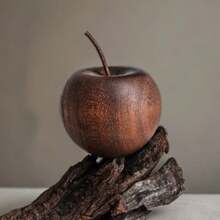 موزع عطري من خشب السابيل، موزع زيت عطري من الخشب الطبيعي الصلب، ديكور عطري على شكل تفاحة كوكب الجبل للمكتب/السيارة، موزع خشبي محمول، ديكور المنزل والمكتب، معطر هواء هدية - A - مشاهدة 5