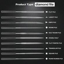 5pcs/10pcs Metal File Set - Handheld Needle Files With Non-Slip Rubber Handles, Includes Carbon Steel Small Flat, Square, Round, Half-Round And Triangular Files, Suitable For Metal And Wood Shaping, Jewelry Making And DIY Crafts - File - View 5