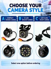 Universal Rear View High Definition Night Vision CCD Car Reverse Camera - Backup Camera (Different Models) - View 6
