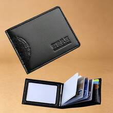 Multi-Function Men's Driving License Wallet, 2-In-1 Card Holder For Driving License And Vehicle Registration, Document Protector - Multicolor - View 5