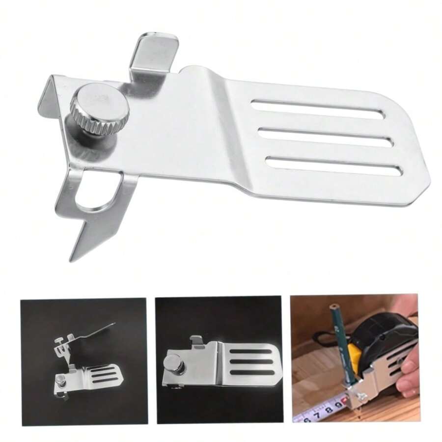 Adjustable Tape Measure Marker & Line Scriber, Tape Measure Lock Clip, Precision Measurement Accessory For Home And Industrial Use - A - View 1