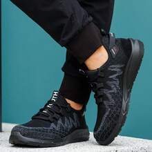Men & Women Black High‑Top Work Boots, Lightweight Soft Durable Indestructible, Puncture‑Resistant For Daily Outdoor Work - Black - View 7