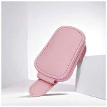 1pc Universal Car Sun Visor Glasses Clip, Made Of PVC, Car Glasses Holder, Interior Accessories, Glasses Storage Rack - Multicolor - View 12