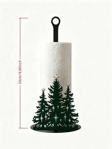 1pc Christmas Decorative Kitchen Paper Towel Holder - Desktop Paper Towel Rack (Combines Display And Storage Functions), Fun Santa Claus Design, Suitable For Kitchen, Bathroom, Living Room And Dining Room, Can Be Used As Decoration To Create A Warm Christmas Atmosphere. - One Size - View 10