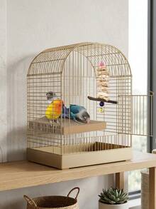 Multifunctional Thick Pressure Relief Chewing Biting Climbing Scratching Foraging Parrot Toy Bird Cage Bracket Perch Platform Shredding Board Chewing Board Suitable For Office Home Outdoor Hotel Cage Accessories Parrot Bird Christmas Gift - A+B - View 10