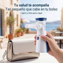 Portable Mesh Nebulizer Mask For Home Use, Portable Ultrasonic Inhaler, Ultrasonic Mesh Nebulizer - White - View 3