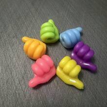 5pcs Thumb-Shaped Self-Adhesive Cable Clips, No-Drill Cable Organizer, Multi-Purpose Charging Cable/Network Cable/Power Cord Cable Management, Suitable For Desk, Kitchen, Bedroom Cable Storage And Organization, Random Color - Color and Style Are Random. - View 10