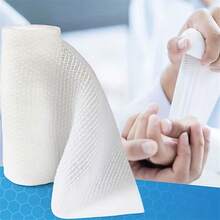 1/10/20pcs Elastic Bandage Rolls - Breathable Stretchable White Elastic Bandages For Fingers, Wrists, Ankles & Legs - Flexible Design For Support & Protection, Elastic Bandage For Wrist, Wrist Support, Flexible Bandage, Secure Fit Wrap - White - View 3
