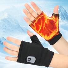 Hailicare Rechargeable Heated Gloves For Winter, 3 Temperature Settings, 1800mAh Battery, Touchscreen Compatible Warm Gloves, Suitable For Hiking, Cycling, Fishing, Work, Christmas Gift - Non-touchscreen - View 1