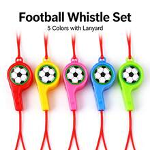 Whistle, Whistle, Specialized Whistle, Sports Teacher Referee Whistle, With Lanyard Cheer Prop - Multicolor - View 1