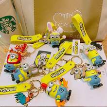 Hasbro 12 Zodiac Keychain Anime Minion Pendant Cute Bag Charm Claw Machine Small Gift - Multicolor - View 2
