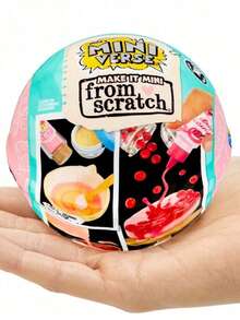 MGA Entertainment 1pc Random Style MGA Miniverse Make It Mini From Scratch Mystery Capsule, Random Style DIY Mini Cake Dessert Craft Kit, Tiny Bakery Scene Model, Creative Assembly, Collectible Desk Shelf Display Decor - Multicolor - View 6