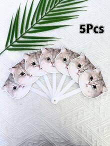 Customized Photo Folding Fans,Personalized Handheld Summer Accessories, Custom Folding Fans Printed With Your Photos, Funny Custom Face Hand Fan, For Birthdays, Weddings, Parties, Table Decor & Bachelorette Party Favor, Cute Novelty Party Gift - Multicolor - View 14