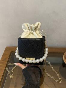 Tas Mini Mutiara yang Stylish Ini Sangat Cocok untuk Aktivitas Luar Ruangan, Bermain, dan Bepergian, Menjadikannya Hadiah yang Sempurna untuk Remaja. - MultiWarna - View 15