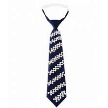 Ladies' Exquisite Pearl Rhinestone Tie With Three-Dimensional Diagonal Stripe Decoration, Knot Free Stage Performance Accessories - Multicolor - View 14