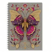1pc, 2D Flat, A Spiral-Bound Ruled Notebook With A Butterfly-Themed Cover - Ruled Interior Pages, Portable Diary, A5 Size, Suitable For Travel, Gifting, Minimalist Journaling And Planning, Ideal For Students And Office Workers, Butterfly Design - One Book (50 Pages, 100 Pages) - View 11