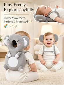 n de la cabeza a su bebé.Perfecta para usar durante las etapas de gateo y caminata del bebé, una opción ideal durante la Navidad.Almohada de protección para la cabeza del bebé, grande - Koala de segunda generación mejorado - Ver 1