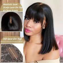 Smilegirl شعر طبيعي بأسعار معقولة وجاهز للارتداء - Natural Black - مشاهدة 7