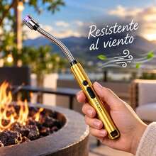 Encendedor eléctrico recargable, increíble encendedor con cuello flexible, no necesita gas ya que es eléctrico, funciona con arco eléctrico, los colores se mandan al azar. - A - Ver 3