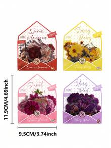1 Pack 20pcs Vintage Floral Leaf Label PET Stickers, Scrapbook DIY Collage Decoration, Scrapbook Material, Planner - Four Seasons - View 2