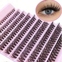 200 Pcs C Curl Cluster Eyelashes, Length 8-16mm, Segmented Individual Eyelashes, DIY Specific, Individual Eyelash Extension, Eyelash Clusters, Individual False Eyelashes, False Eyelashes - View 11