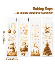 50/100/200pcs Transparent Candy Packaging Bags, Food Bags And Food Boxes, Suitable For Candy, Chocolate, Cookies, Self-Adhesive Bags, Candy Bags, Lollipops, Baking Packaging Bags, Straw Packaging Bags, Household Items - Multicolor - View 11