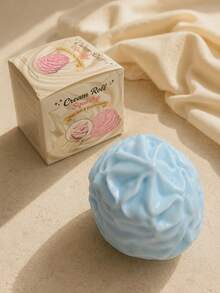 Cream Roll Squishy Toy Realistic Cream Squeeze Toy Stress Relief Cute Soft Fluffy Toy For Teens/Adults - Multicolor - View 8